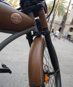 Rayvolt Cruzer Front and Rear Leather Mudguards